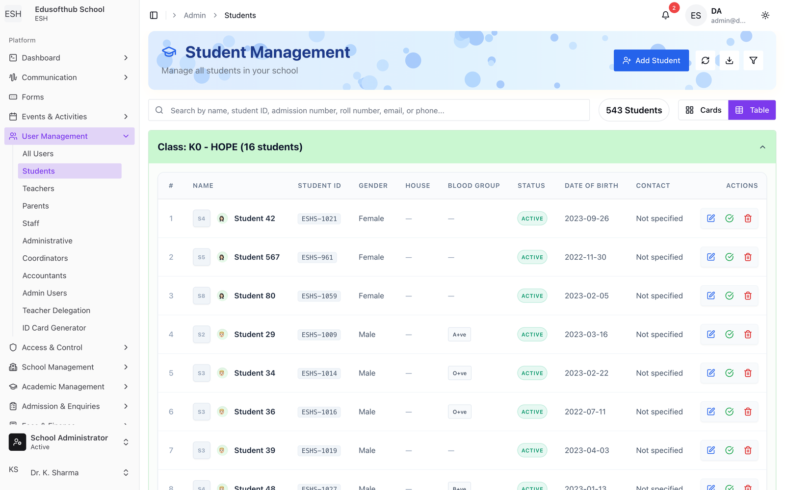 EduSoftHub Academic & Board System Screenshot 2