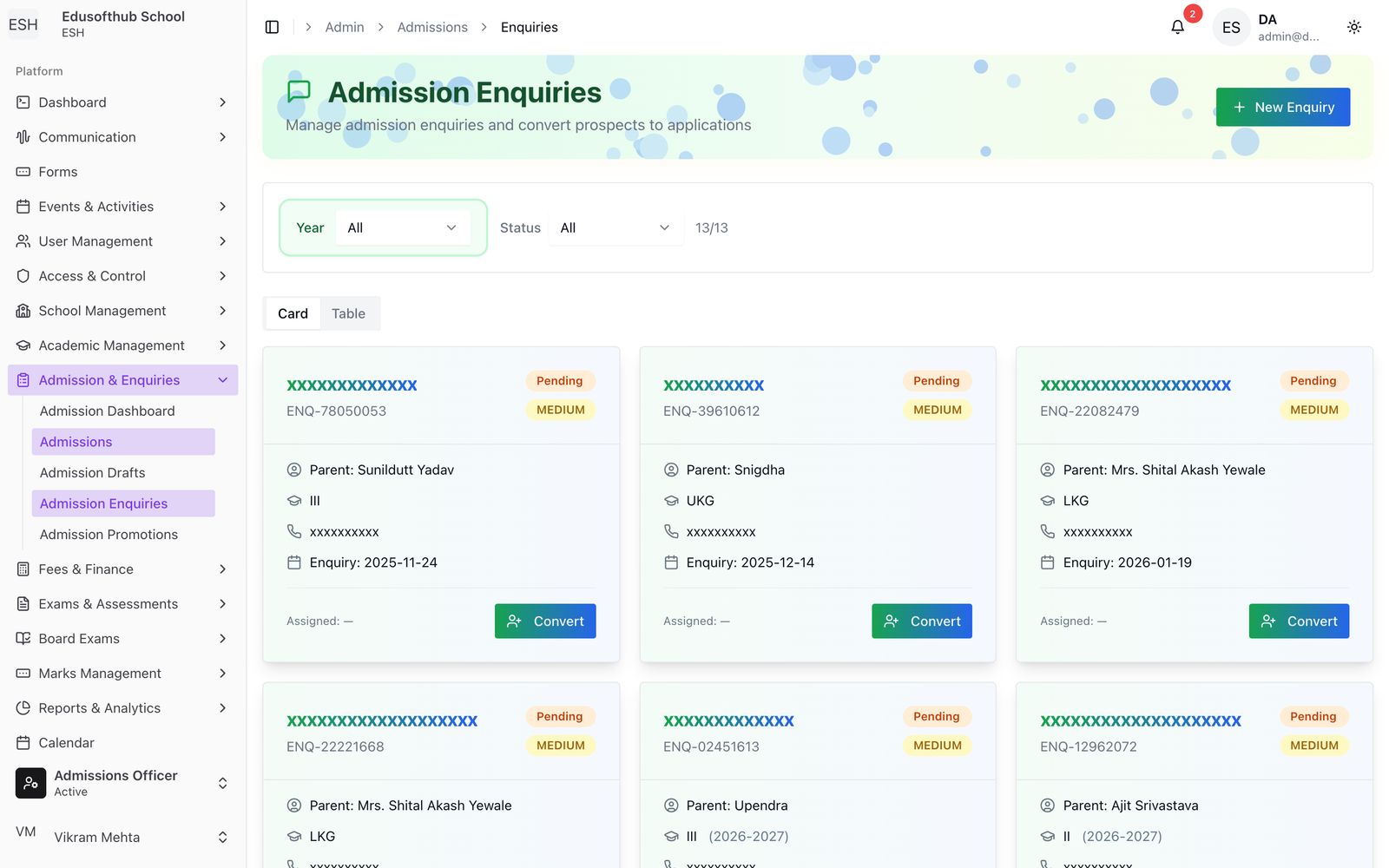 EduSoftHub Campus Administration Suite Screenshot 1